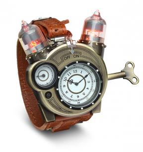 Tesla Watch - geweldig horloge-style "steampunk"