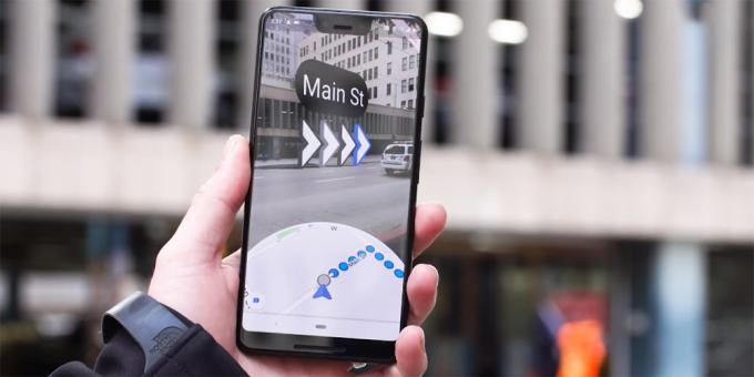 driedimensionale pad pointers - Maps Google Maps zal een nieuwe optie te vinden