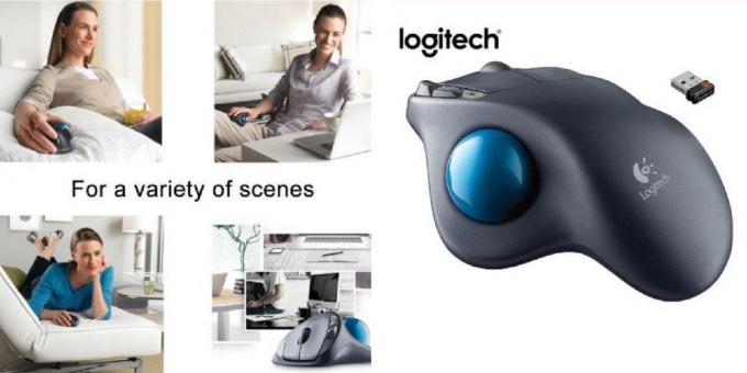 Wireless Trackball van Logiteck