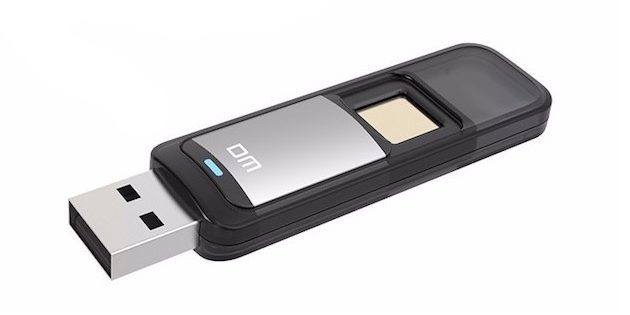 USB flash drive met vingerafdruk-scanner