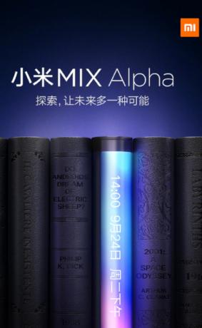 teaser frameloze Mi Mix Alpha