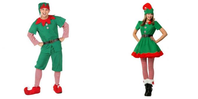 Kerstmis kostuums voor volwassenen: een schattig elf