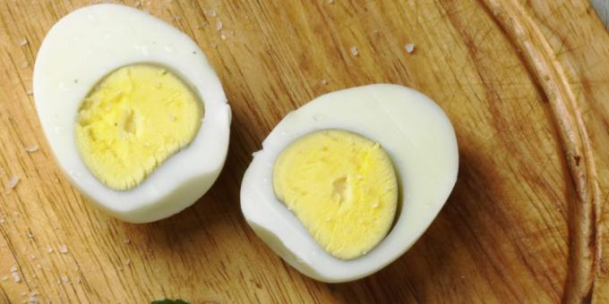 gezond ontbijt: hardgekookte eieren