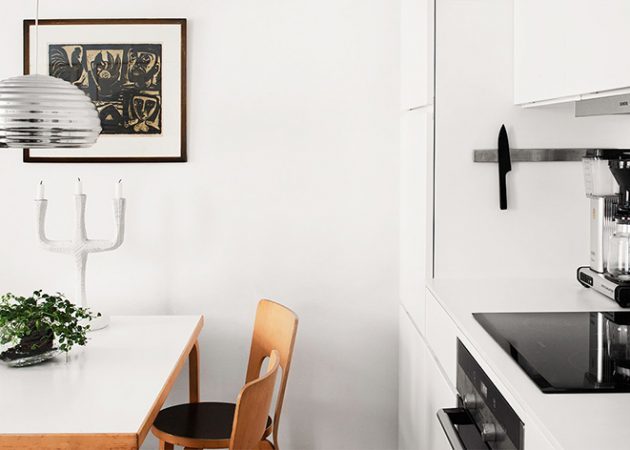 Kleine keuken ontwerp: kleur