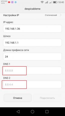 Hoe het opzetten van DNS-server op Android