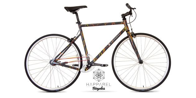 Stringbike: fietsen