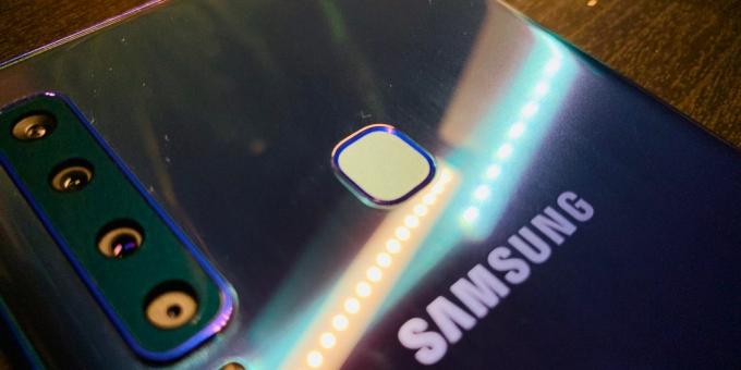 Samsung Galaxy A9: Sensor vingerafdruk
