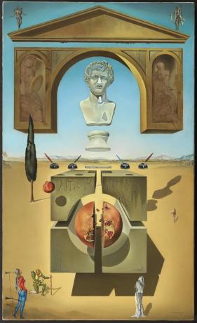 "Dematerialisering onder de neus van Nero." Salvador Dali