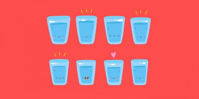 Waarom je niet nodig om 8 glazen water per dag te drinken