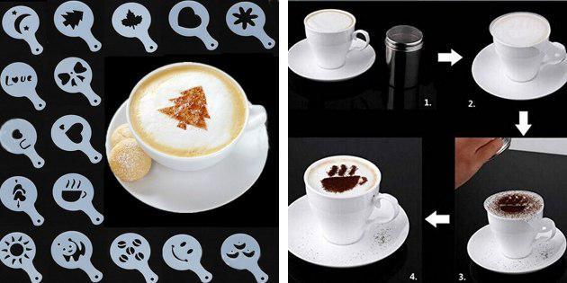 Stencils voor koffie