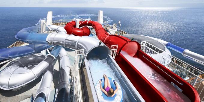 Zee cruise: aan boord is er een waterpark, een spa en een miljoen meer entertainment