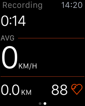 Een bijgewerkte iOS-app Strava maakt gebruik van de Apple Kijk als Cardiosensor