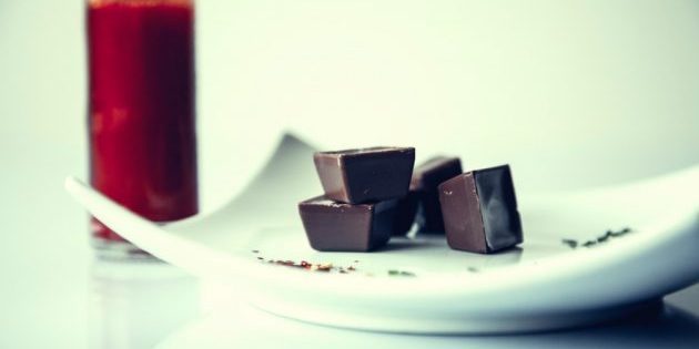 Donkere chocolade: een beroerte