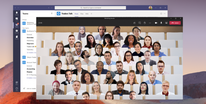 Nieuwe Microsoft 365 SMB: Together-modus in Microsoft Teams