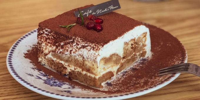 Favoriete eten: tiramisu