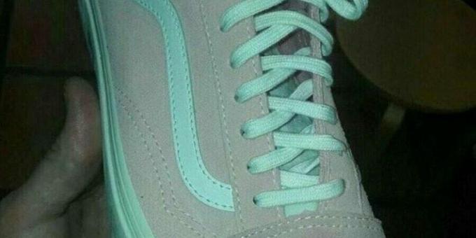 Roze / blauwe sneakers