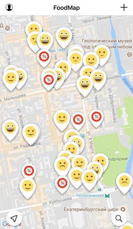 FoodMap: zoek faciliteiten op de kaart