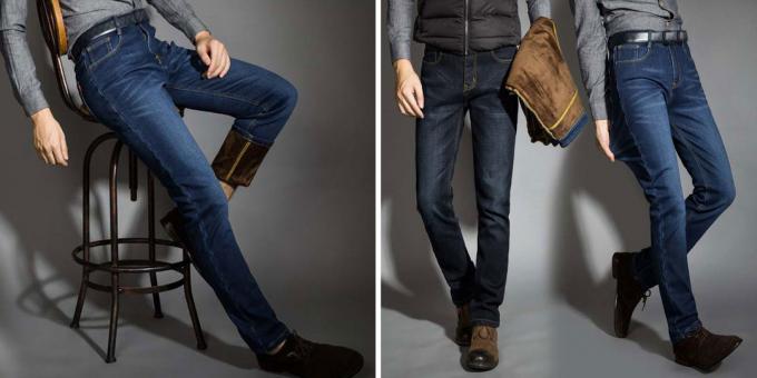 Geïsoleerde jeans voor mannen