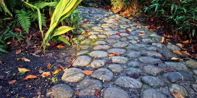 Stone trottoirs