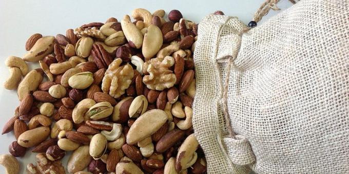 Welke voedingsmiddelen bevatten magnesium: noten