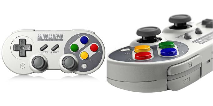 De controller in retro stijl