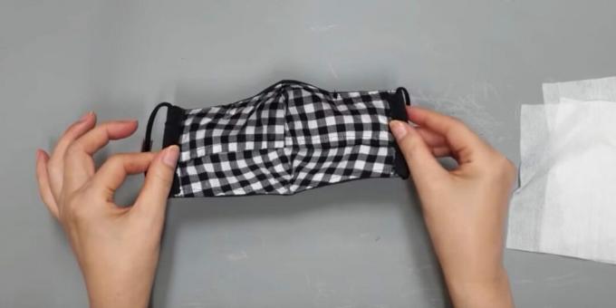 Hoe u een kreukvrij medisch masker met filtergat en flexibel inzetstuk naait