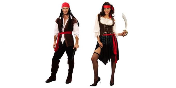Kerstmis kostuums voor volwassenen: piraat