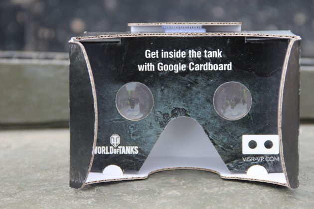 Google Cardboard ter gelegenheid Bovingtonskogo tankfesta 2015