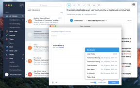 Polymail - moderne email-client voor de Mac, waarin iets om u te verrassen heeft