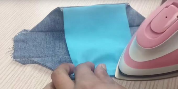 Hoe maak je een medisch masker met je eigen handen: naai een klein detail vast