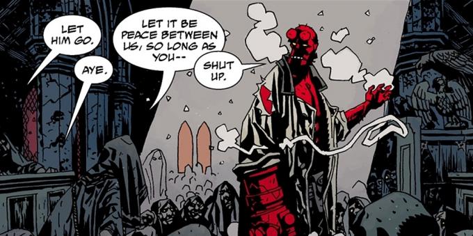 Hellboy: Hellboy Wat kan en wat hij met zijn hand