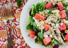 Recepten: 5 snelle en gezonde salade met watermeloen