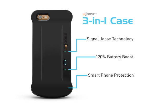 Case-batterij mJoose versterkt cellulaire signaal