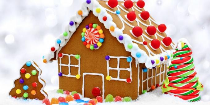 Wat voor te bereiden op het nieuwe jaar: Hoe maak je een peperkoek huis, waarvan je droomde als kind te maken