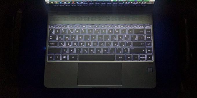HP Spectre X360: toetsenbord met achtergrondverlichting