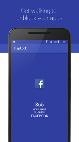 StepLock: wandeling en unlock applicatie
