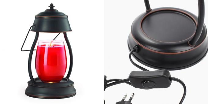 Geuren voor een gezellige sfeer in huis: Elektrische lantaarn voor geurkaarsen