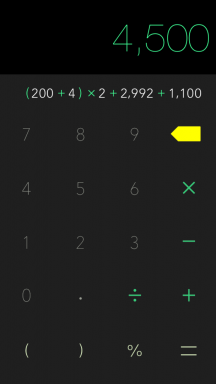 Calzy - slim en handige calculator voor iOS