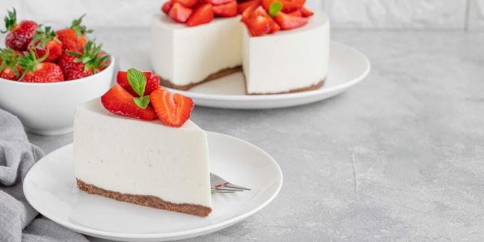 Cheesecake zonder bakken