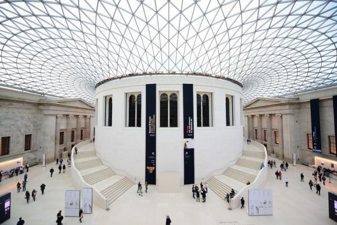 Europese architectuur: Grote Hof in het British Museum