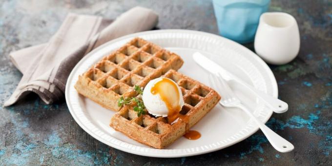 Glutenvrije wafels met kokosmelk