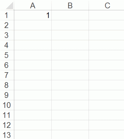 AutoAanvullen getallen in Excel
