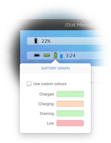 Het instellen van de status van de batterij-indicator