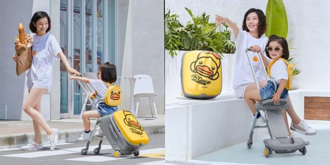 Xiaomi een koffer rolstoel om te reizen met het kind