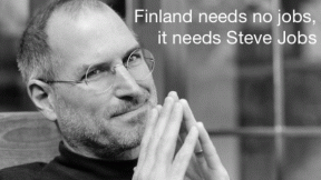 Finse premier: "Steve Jobs gestolen banen van onze burgers"