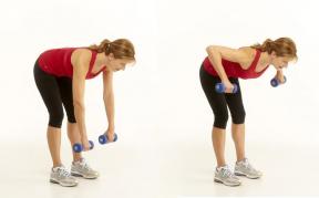 4 oefeningen voor vrouwen, die gericht zijn op het versterken van de spieren van de bovenrug