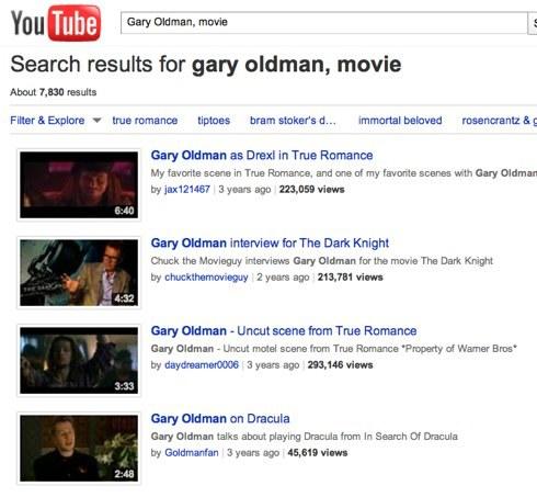 Gary Oldman, film