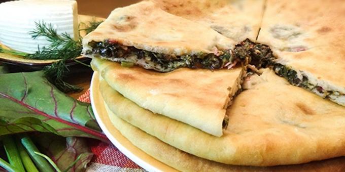 Recepten: Ossetische taarten met kaas en bietenloof