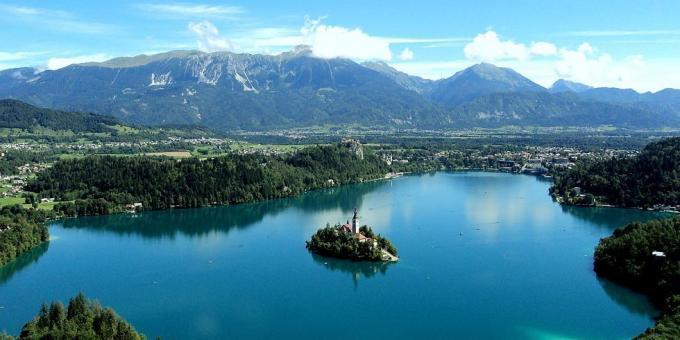 Waar te gaan in Europa: meer van Bled, Slovenië