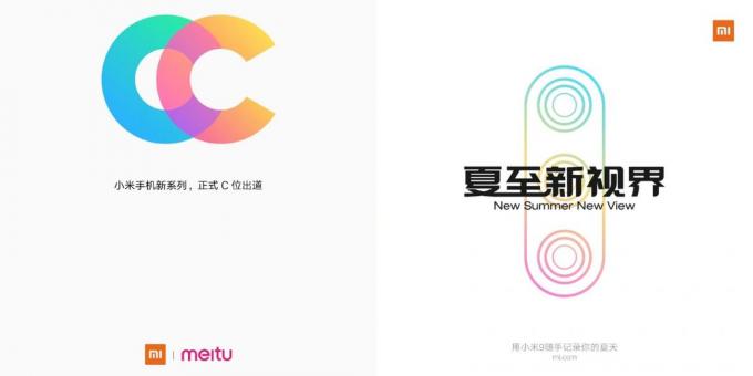 Xiaomi en Meitu run CC - nieuwe jeugd merk voor smartphones